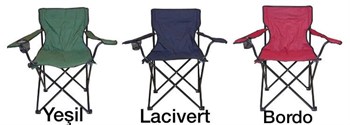 Katlanır Piknik Kamp Sandalyesi Karışık Renkli 